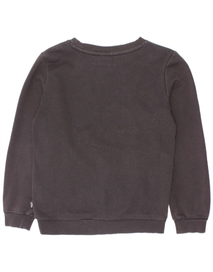 Puma Boys Graphic Sweatshirt Jumper 7-8 år Sort Bomuld