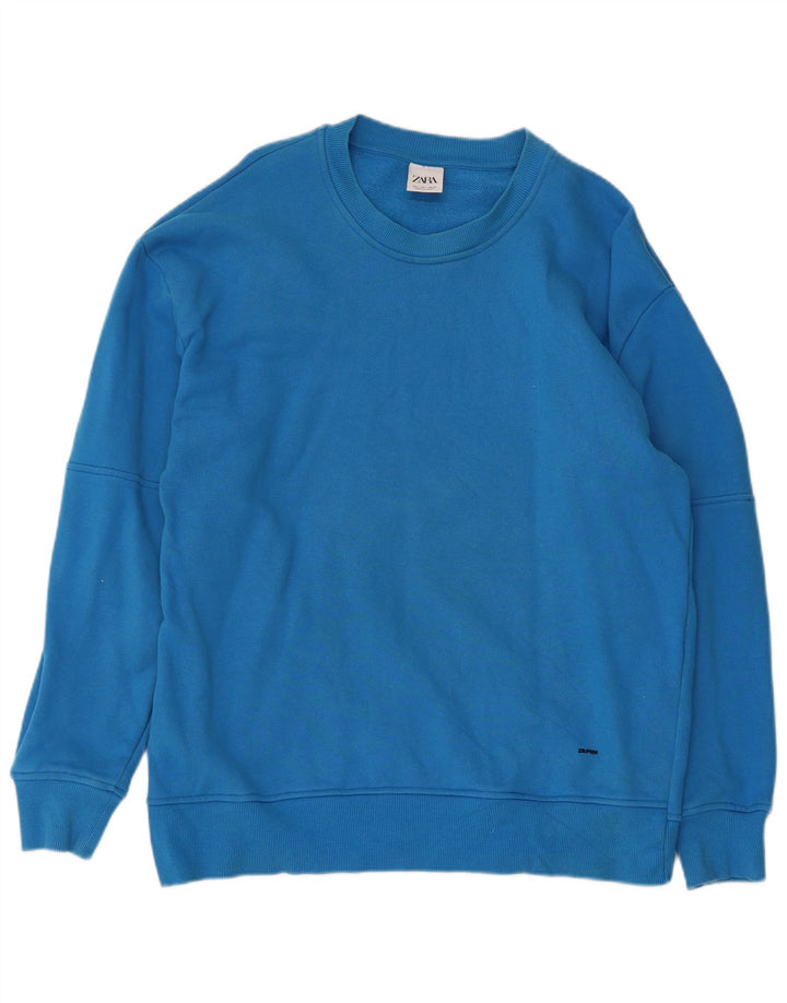 Zara Sweatshirt til mænd, stor blå
