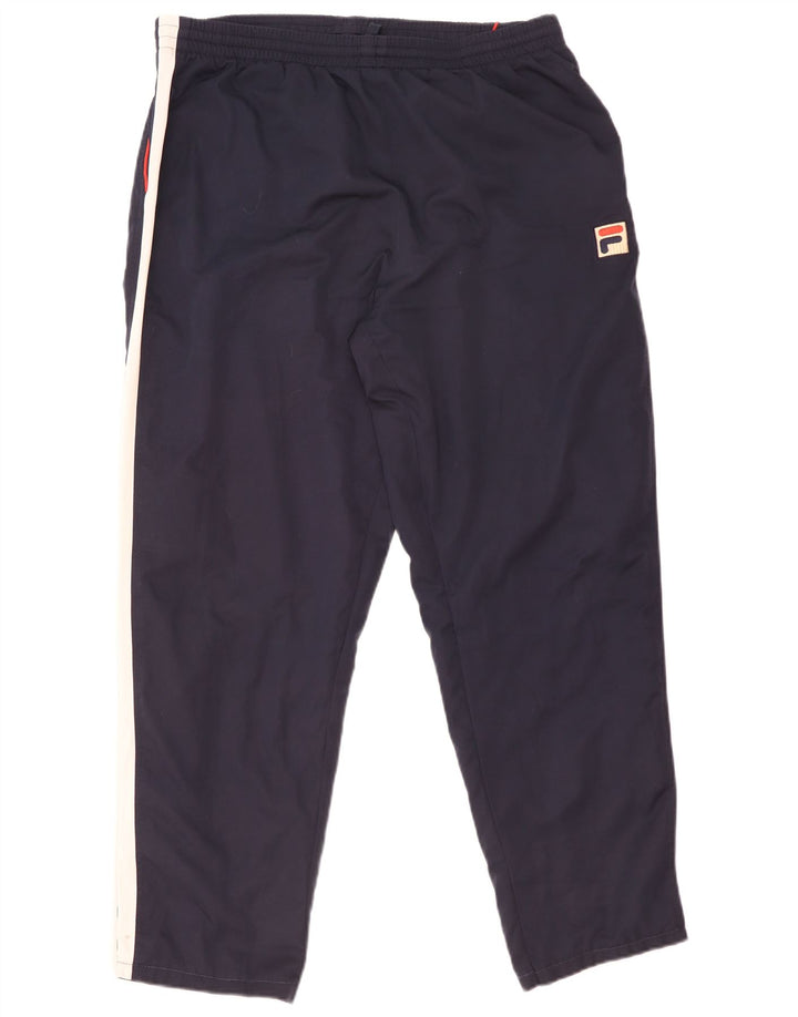 Fila Træningsdragt bukser til mænd 2XL Navy Blue Colourblock