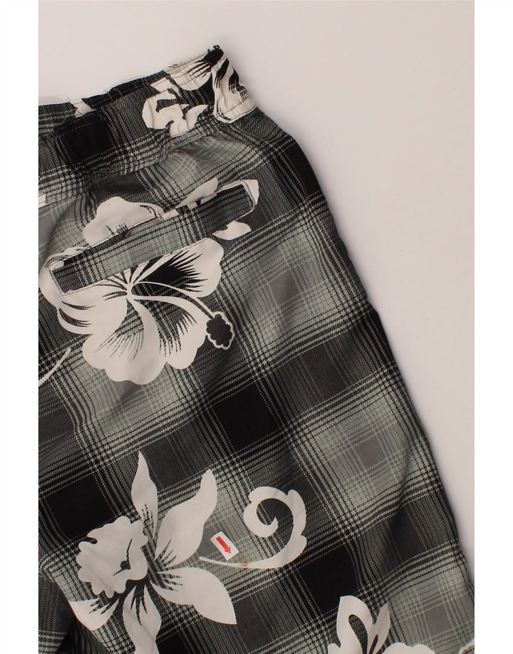 BEST COMPANY Mens Swimming Shorts Large Black Floral Vintage Best Company and Second-Hand Best Company from Messina Hembry 