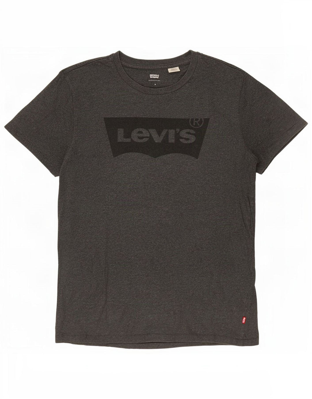 Levi's Herre grafisk T-shirt top lille grå flækket bomuld
