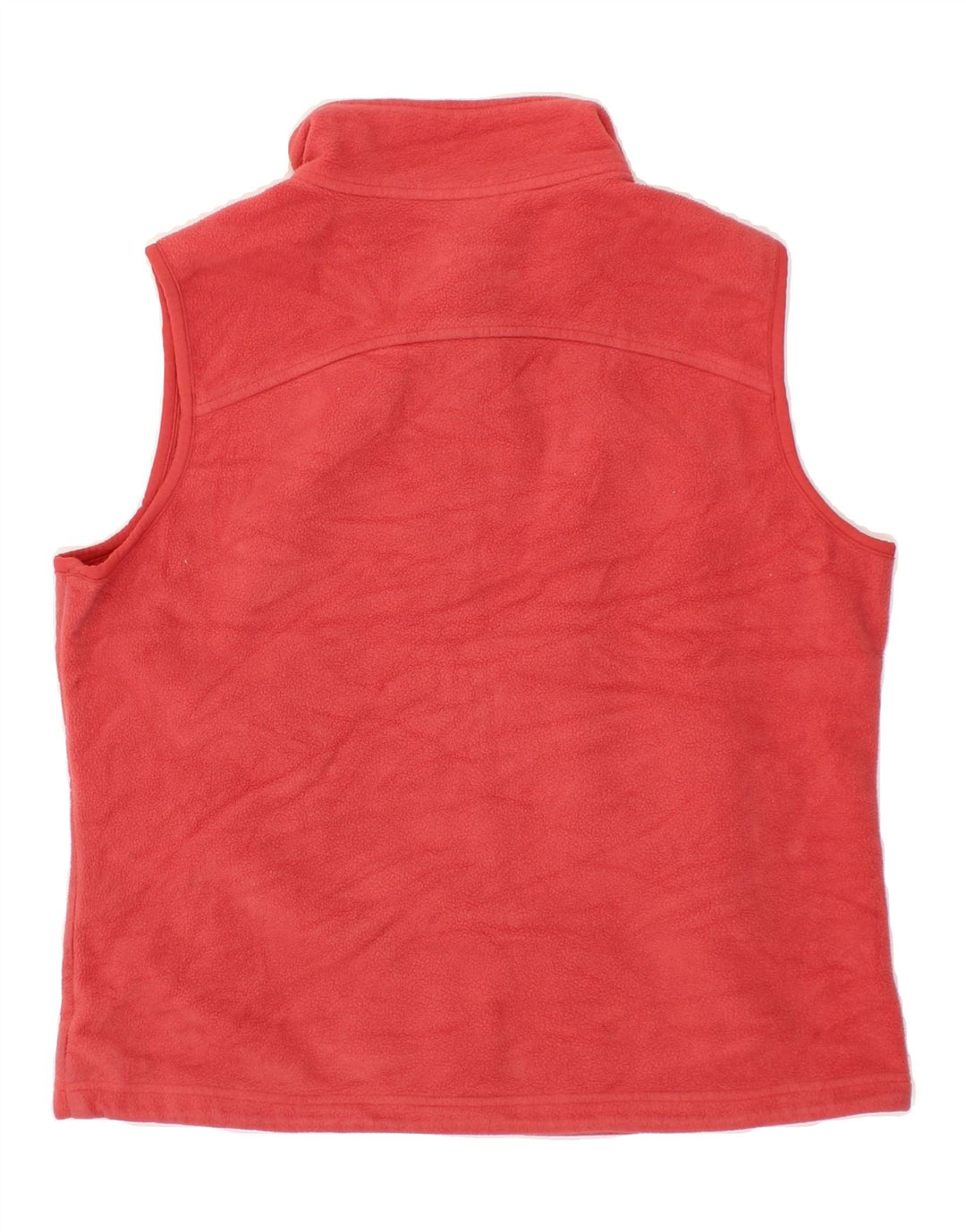L.L.BEAN Womens Fleece Gilet UK 14 Medium Red Polyester Vintage L.L.Bean and Second-Hand L.L.Bean from Messina Hembry 