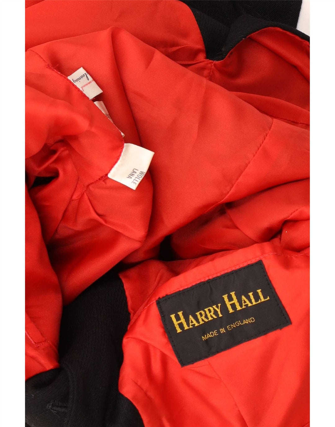 Vintage Herre 4-knaps blazerjakke UK 36 Small Black Wool