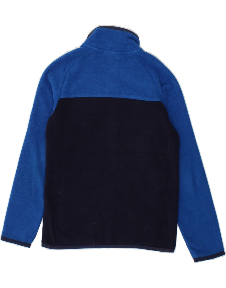 MOUNTAIN WAREHOUSE Boys Fleece Jacket 7-8 Years Black Colourblock Vintage Mountain Warehouse and Second-Hand Mountain Warehouse from Messina Hembry 
