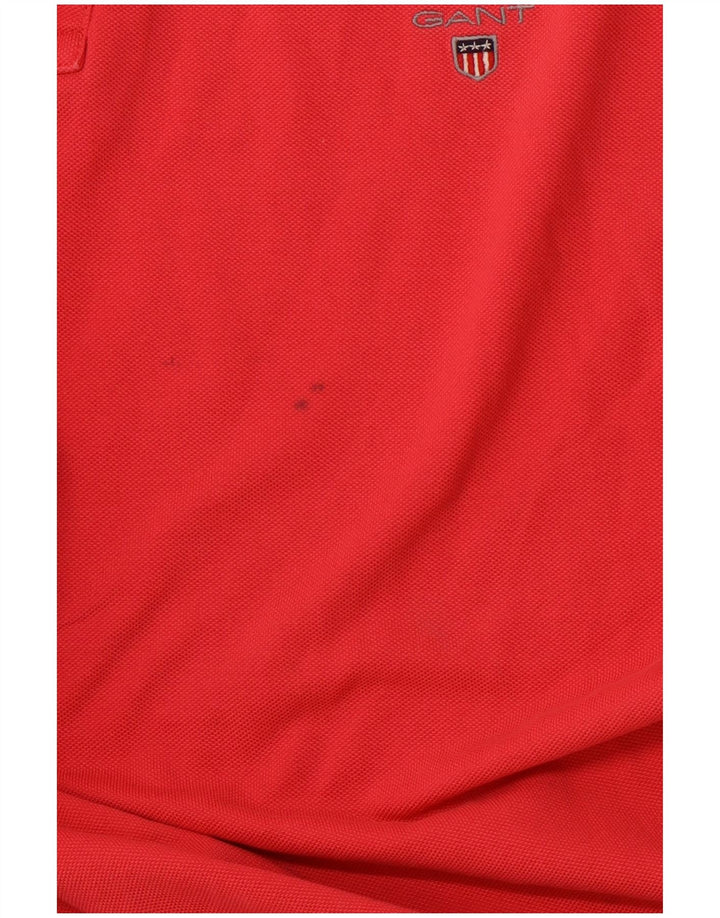 GANT Regular Polo Shirt 4XL Rød Bomuld