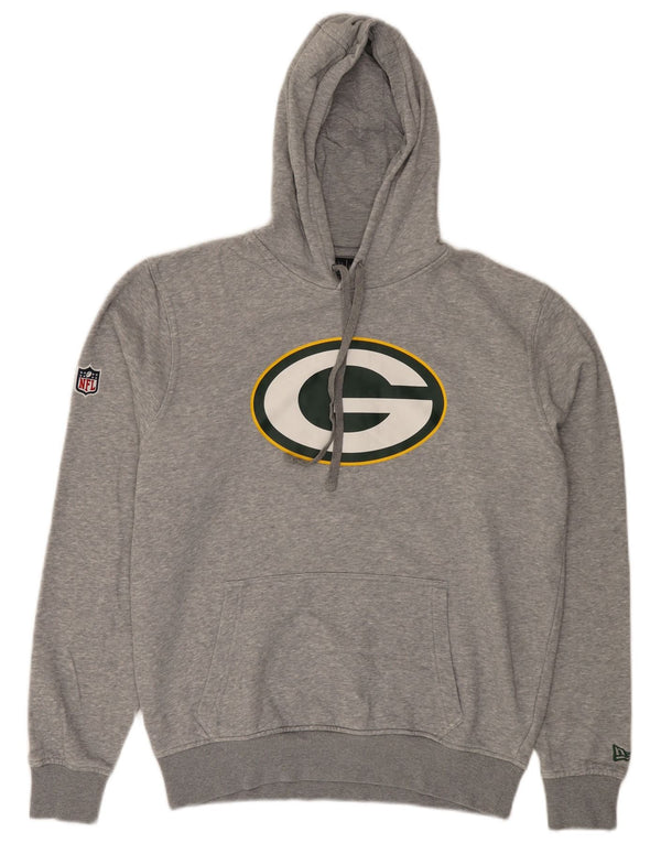 NFL TEAM APPAREL Herre Green Bay Packers Grafisk hættetrøje Jumper Medium Grå