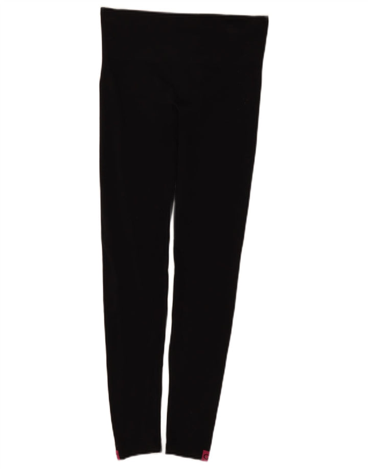 Calvin Klein Grafiske Leggings til kvinder UK 8 Lille sort polyamid