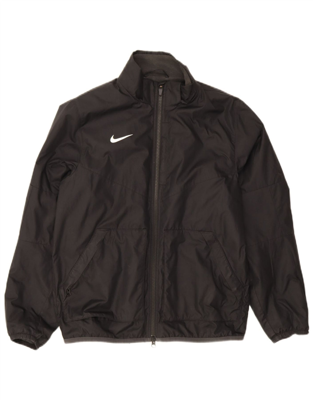 Nike drenge vindjakke 12-13 år stor sort polyester