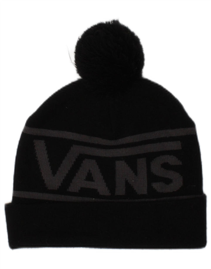 Vans Herre Grafisk Strik Beanie Hat One Size Sort Colourblock Akryl