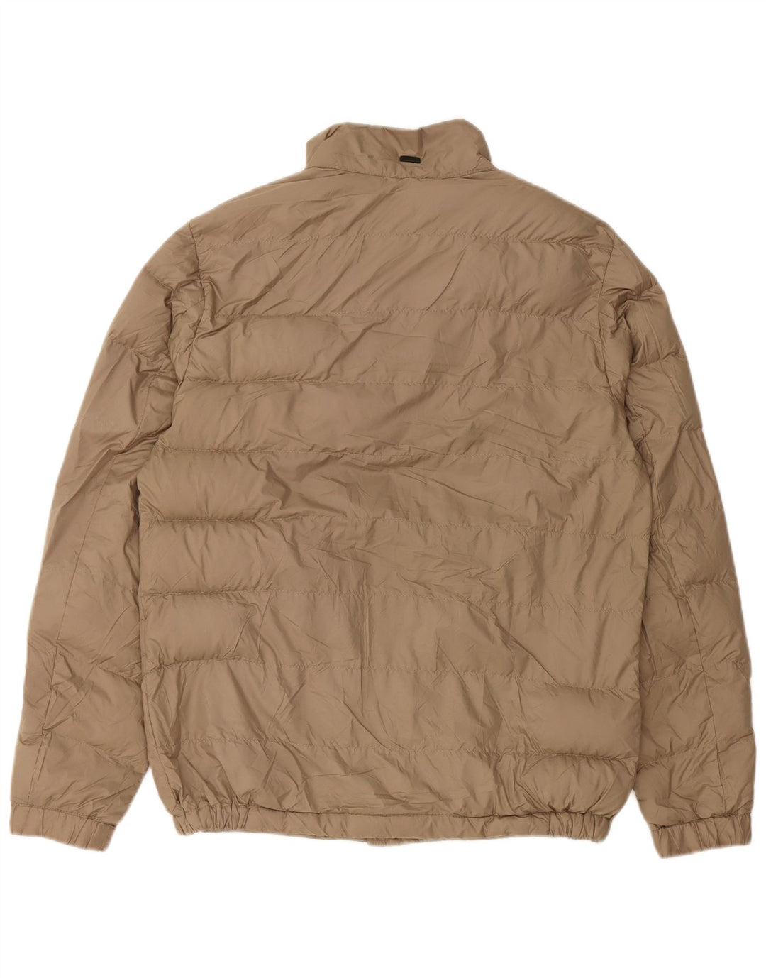 Massimo Dutti Herre polstret jakke UK 36 Small Beige Polyester