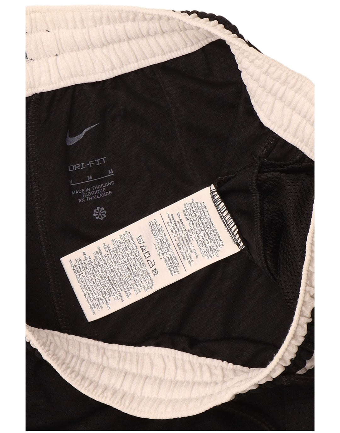 Nike Herre Dri Fit Sportshorts Medium Sort Colourblock Polyester