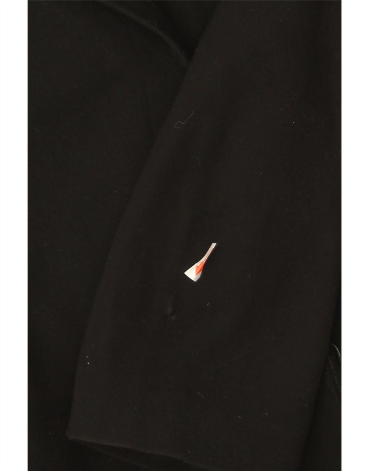 TOPSHOP Womens Overcoat UK 10 Small Black Polyester Vintage Topshop and Second-Hand Topshop from Messina Hembry 