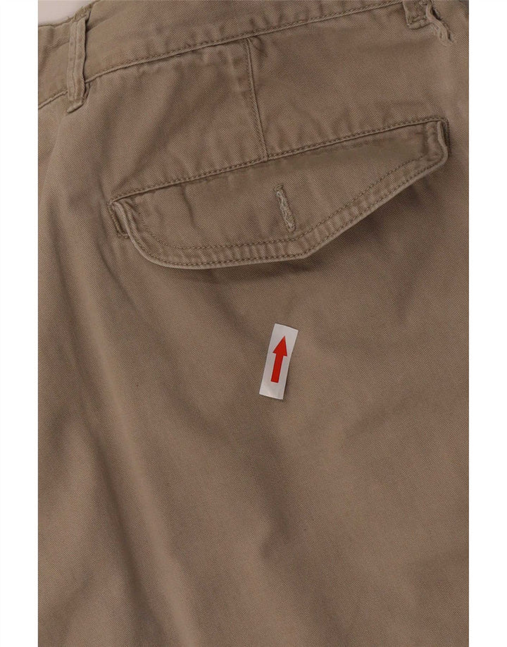 Gap Herre Pegged Chino Shorts W34 Large Beige Bomuld