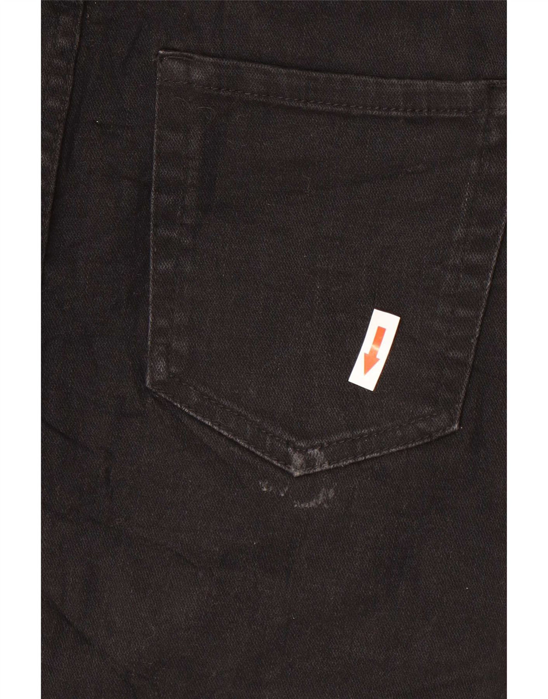 Zara Dame Mini Denim Nederdel Medium W28 Sort