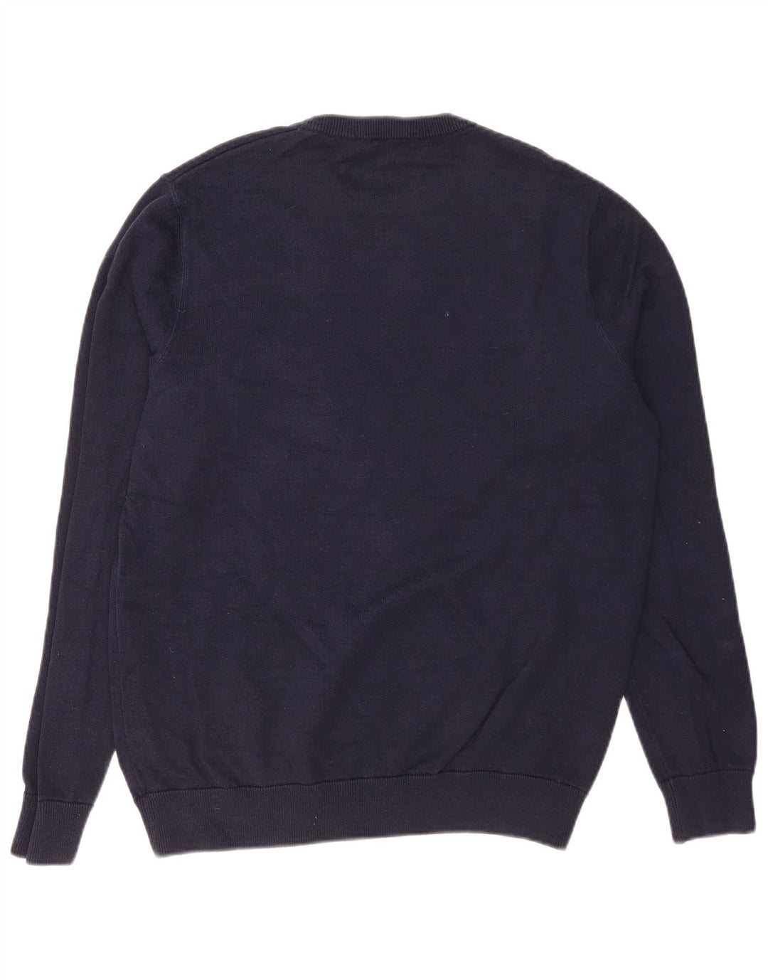 Pringle Herre Crew Neck Jumper Sweater Medium Navy Blue Bomuld