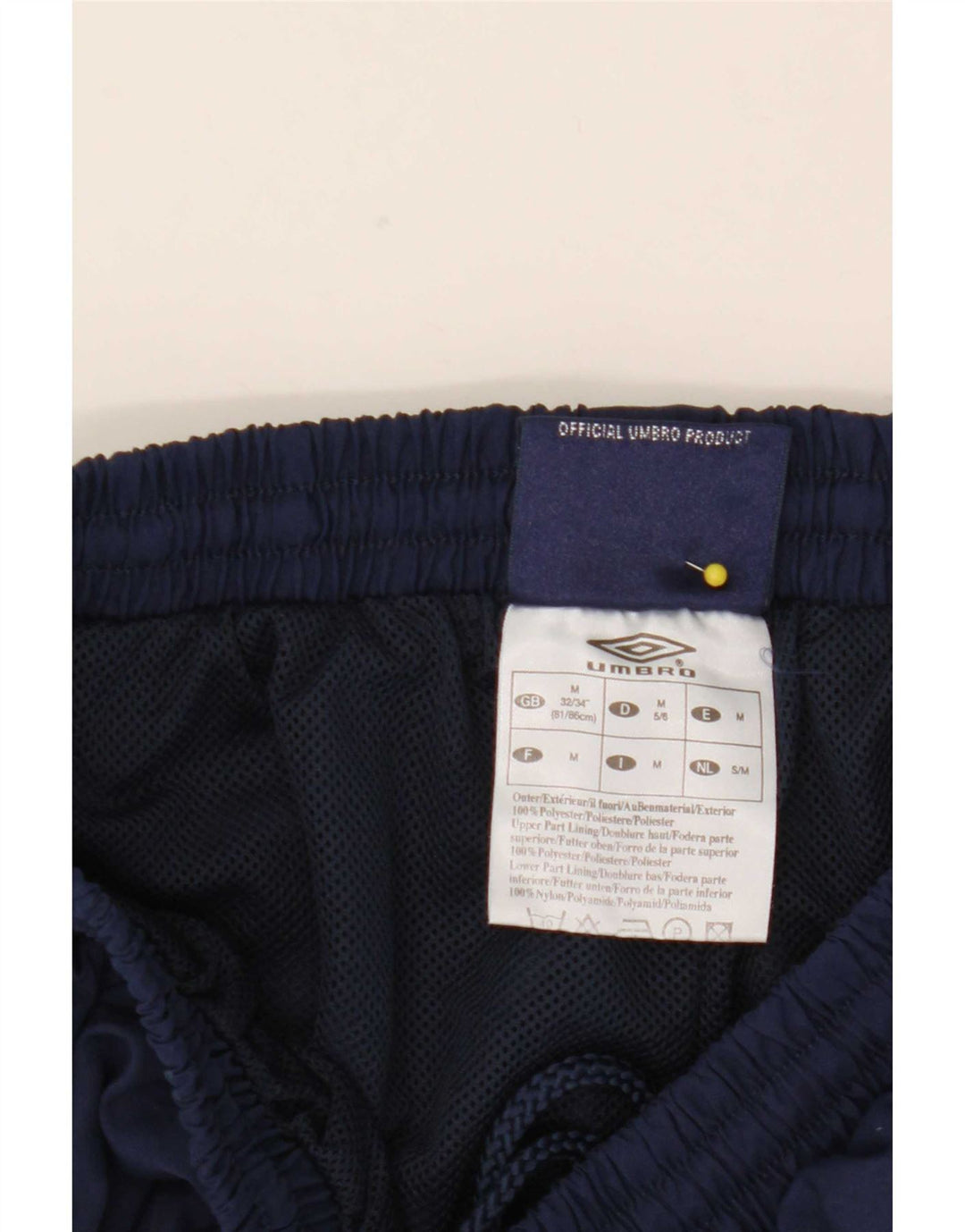 Umbro Herre træningsdragt Bukser Joggers Medium Navy Blue Nylon