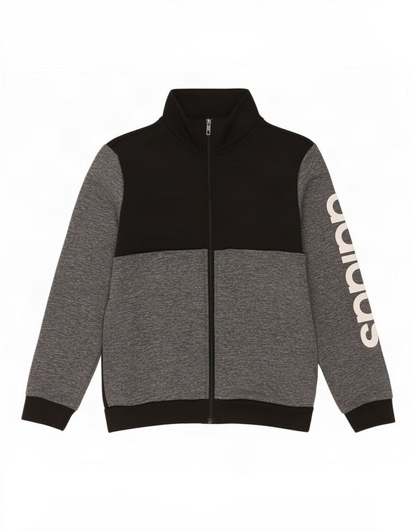 Adidas drenge grafisk træningsdragt topjakke 11-12 år Sort Colourblock