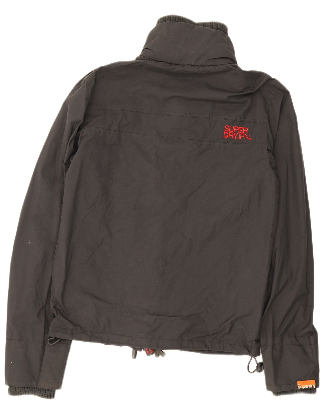 Superdry Herre Grafisk Windbreaker Jacket UK 36 Small Grey Nylon