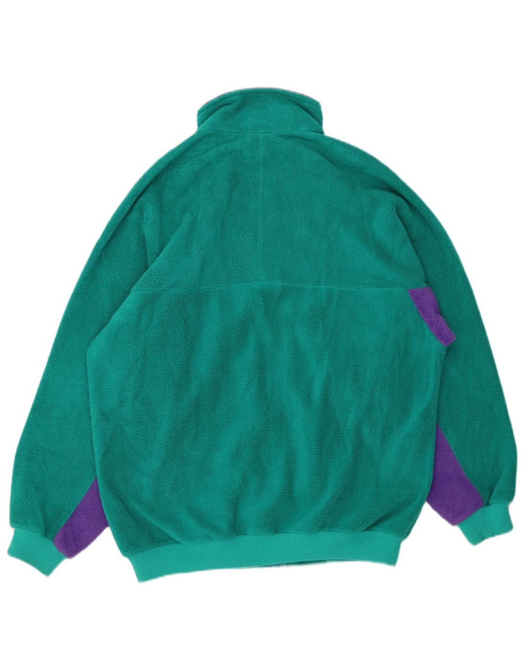TÆNK PINK Dame Fleece hel træningsdragt IT 42 Medium Green Colourblock