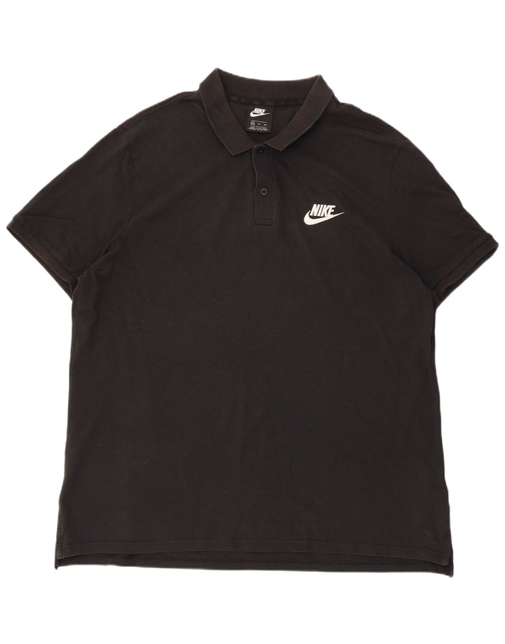 Nike Polo skjorte til mænd 2XL sort bomuld