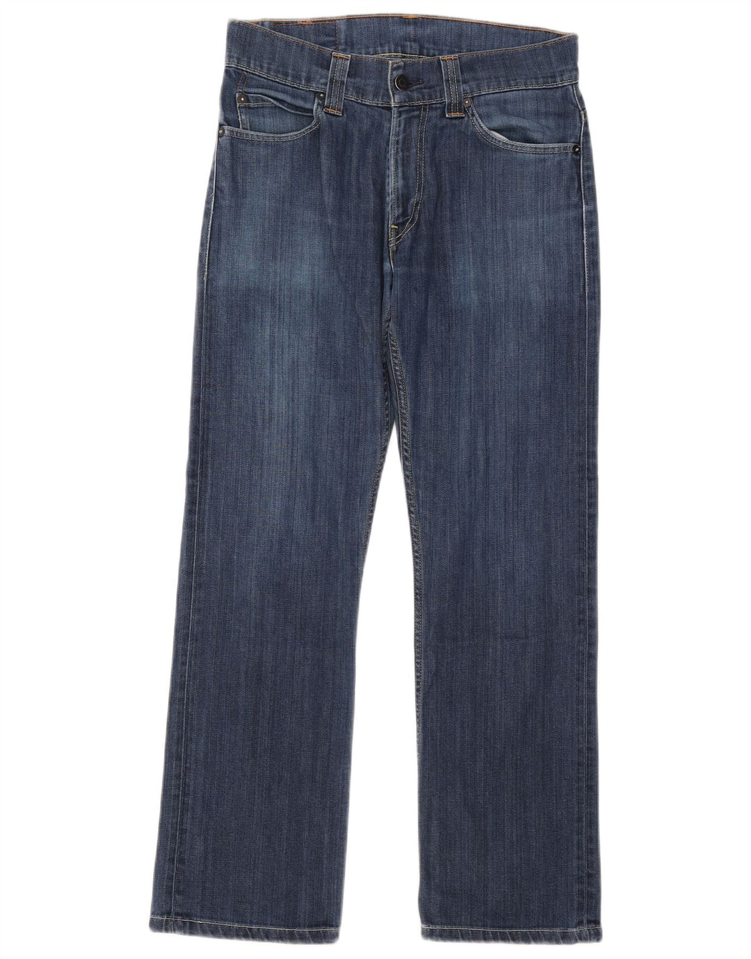 Levi's Dame 506 Straight Jeans W30 L28 Blå Bomuld