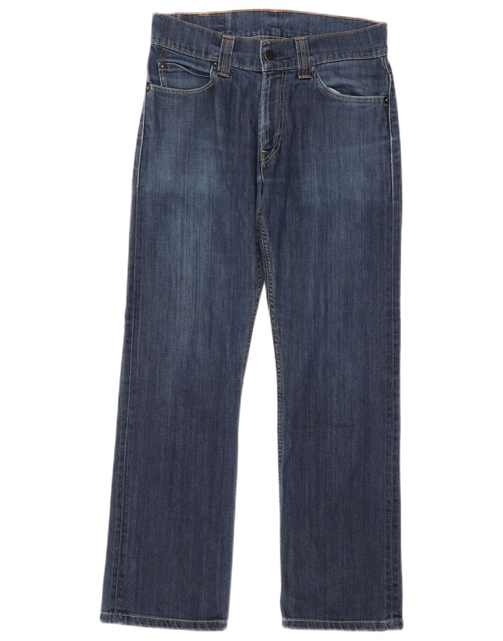 Levi's Dame 506 Straight Jeans W30 L28 Blå Bomuld