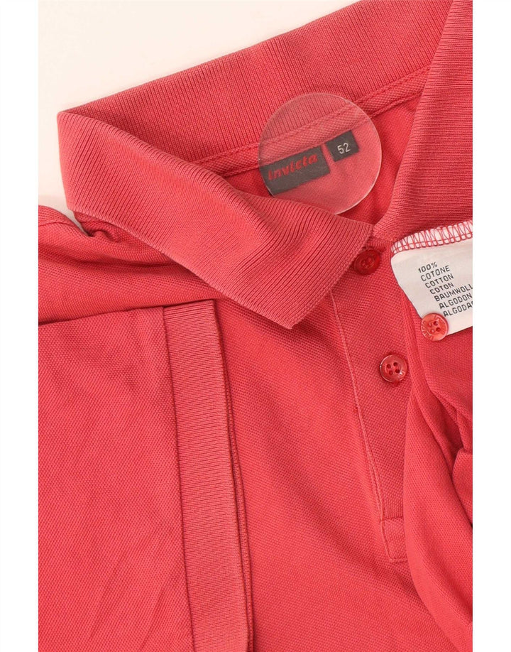Invicta Poloshirt til mænd IT 52 Stor Pink Bomuld