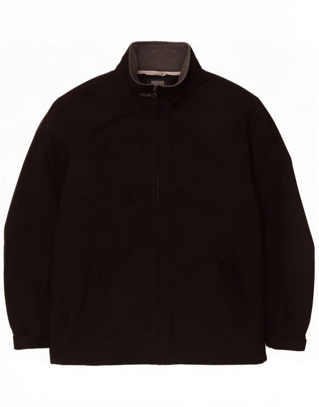 James Pringle Herre Windbreaker Jacket UK 38 Medium Sort Polyester