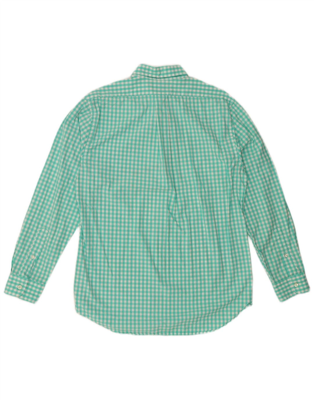 VINEYARD VINES Herre Slim Fit skjorte Medium Turkis Gingham Cotton
