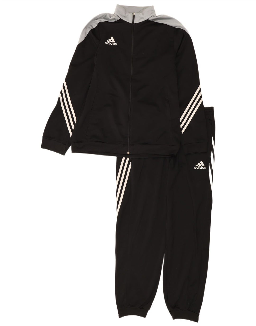 Adidas fuld træningsdragt til mænd Large Black Colourblock Polyester