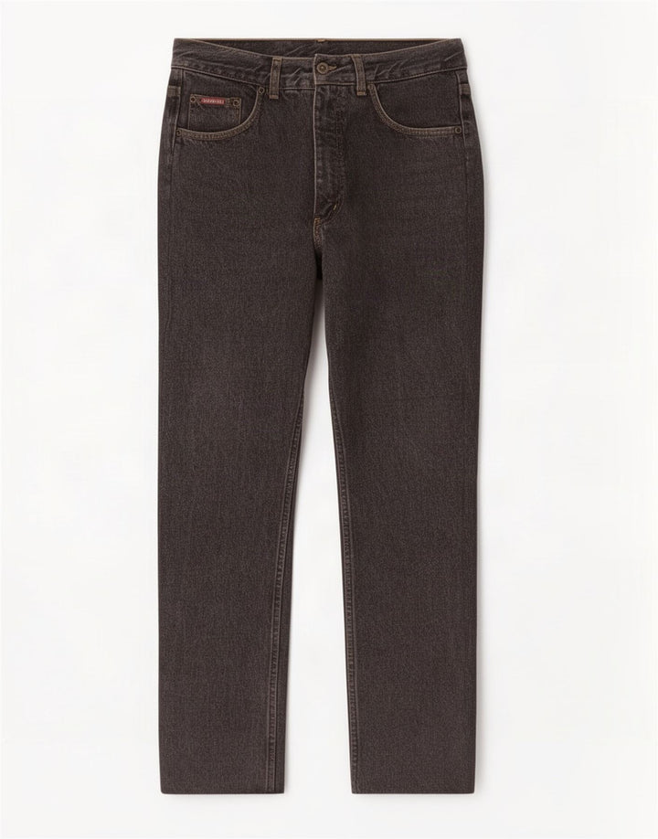 Carrera Straight Jeans til mænd W32 L28 Grå bomuld