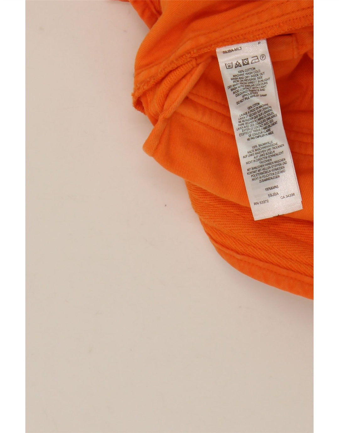 French Connection Herre Cargo Shorts W32 Medium Orange Bomuld