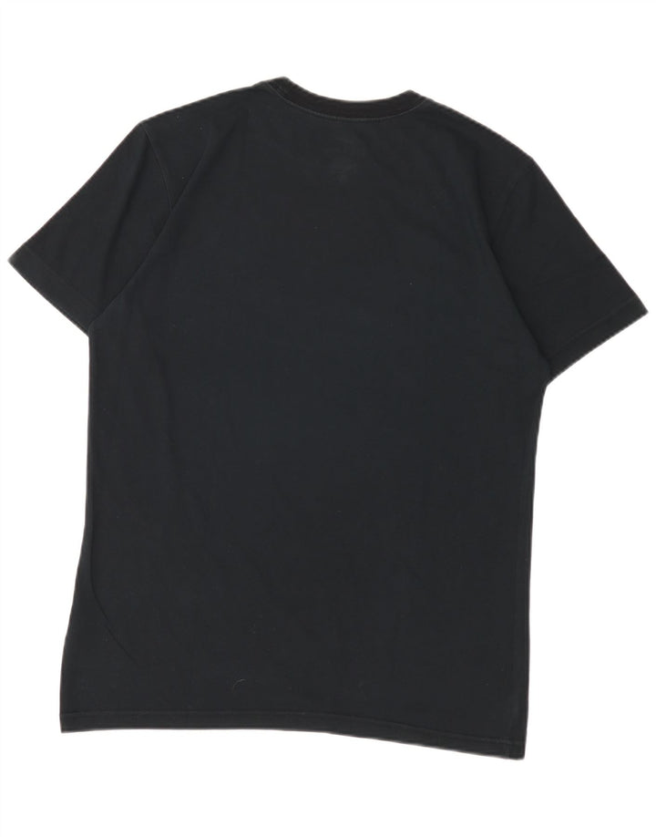Nike Herre Dri Fit grafisk T-shirt Top Medium Sort Bomuld