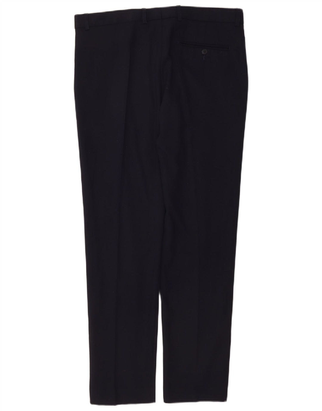 Marks & Spencer Herre Slim Suit Bukser W34 L31 Marineblå Uld