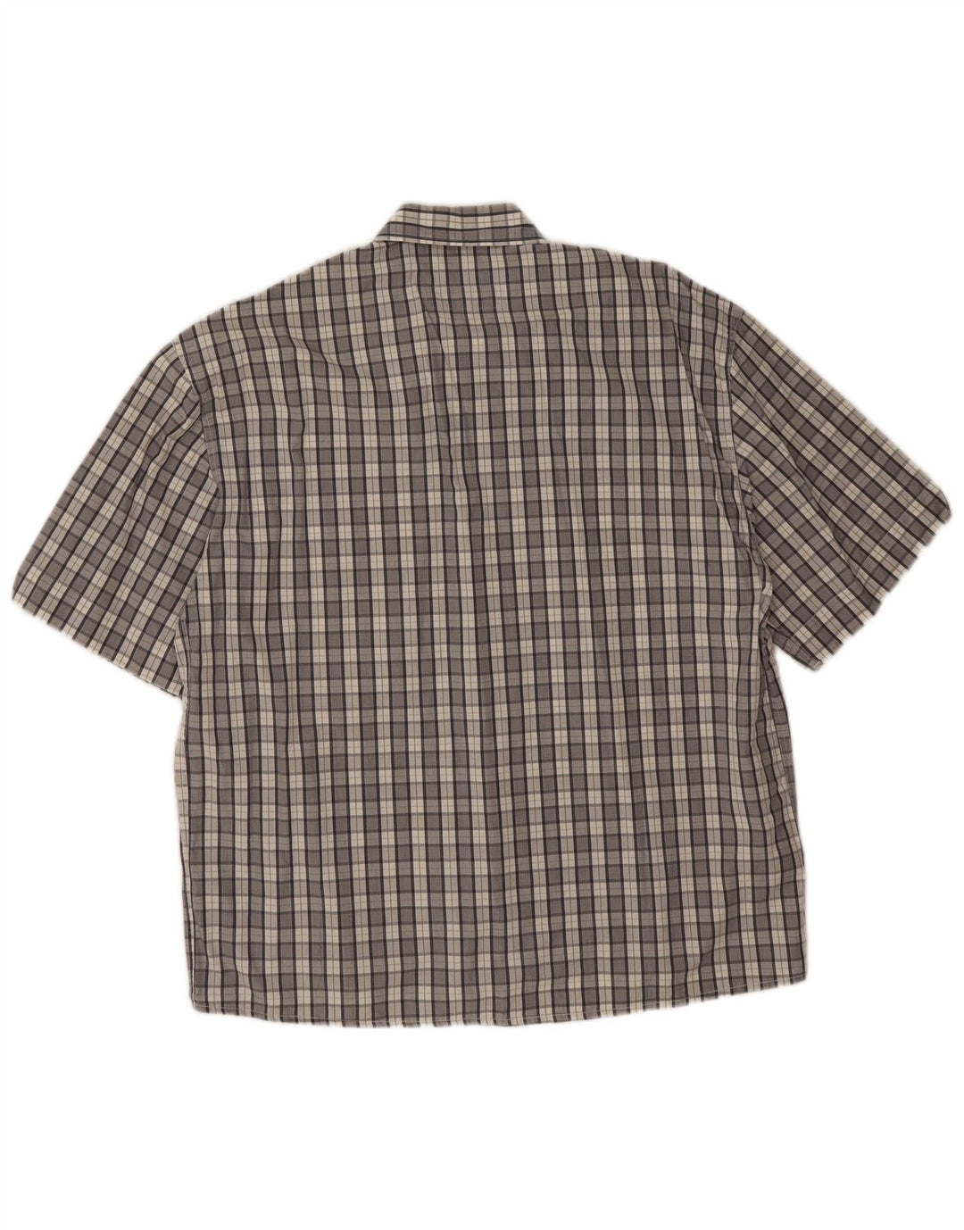 Armata Di Mare Kortærmet Herreskjorte IT 50 Medium Grey Ternet