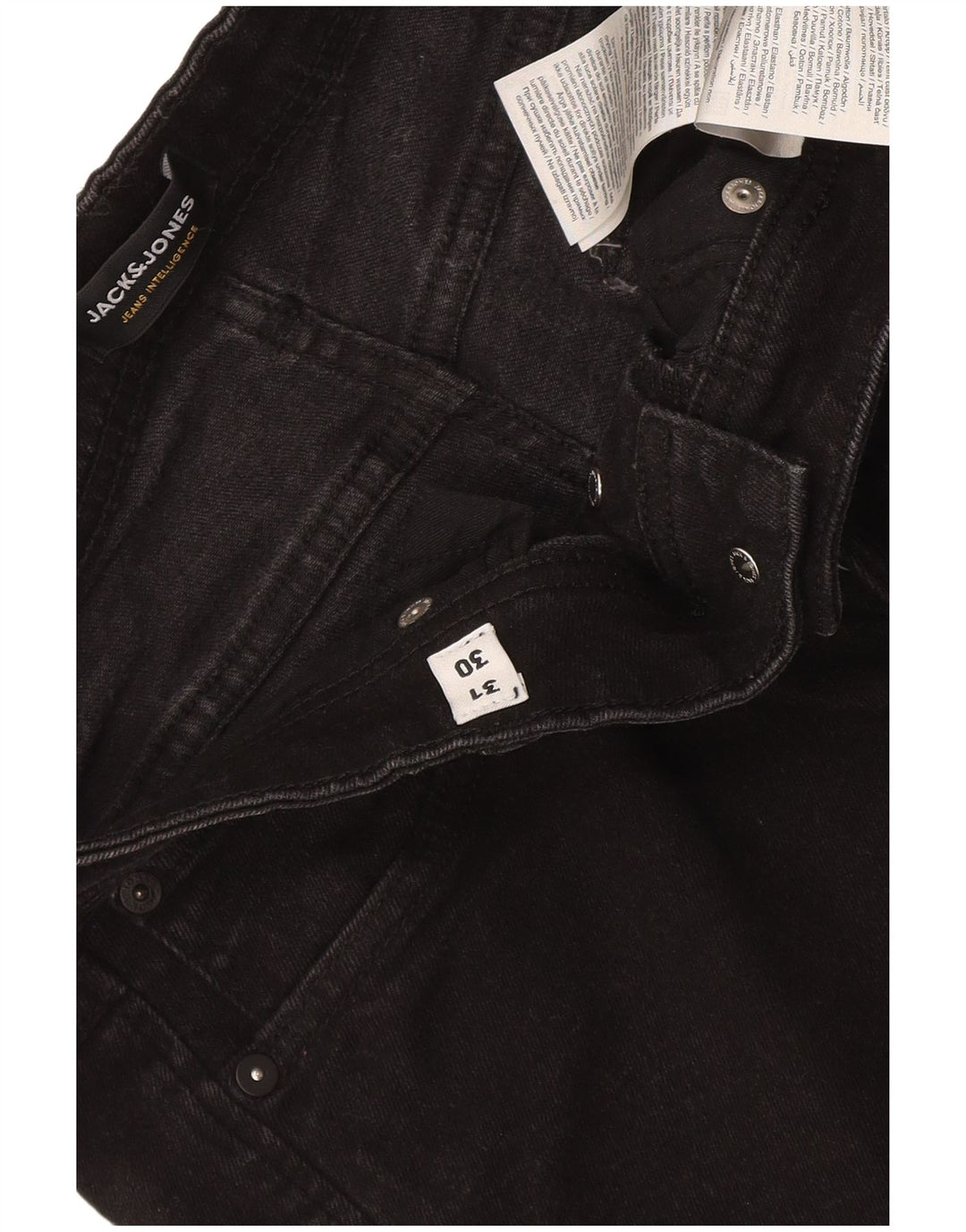 Jack & Jones Herre Slim Jeans W31 L30 Sort Bomuld