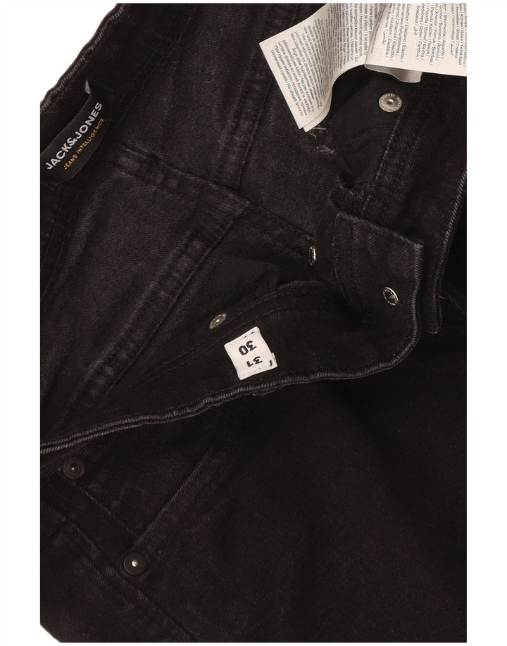 Jack & Jones Herre Slim Jeans W31 L30 Sort Bomuld