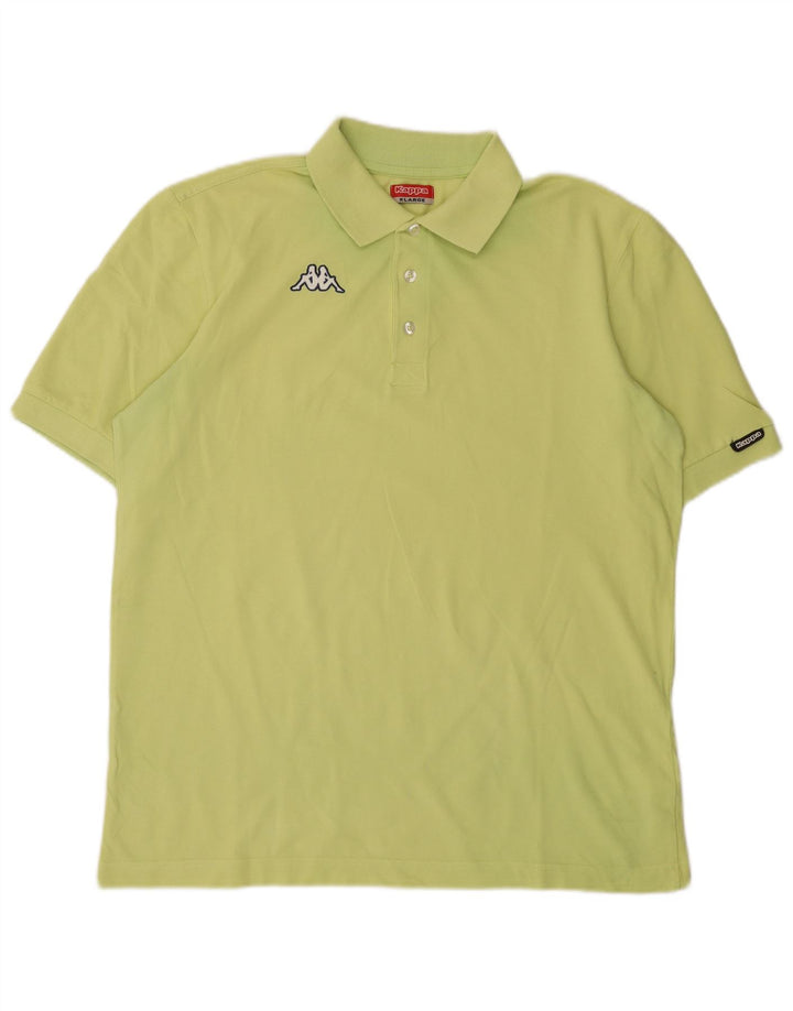 Kappa herre poloshirt XL Grøn bomuld