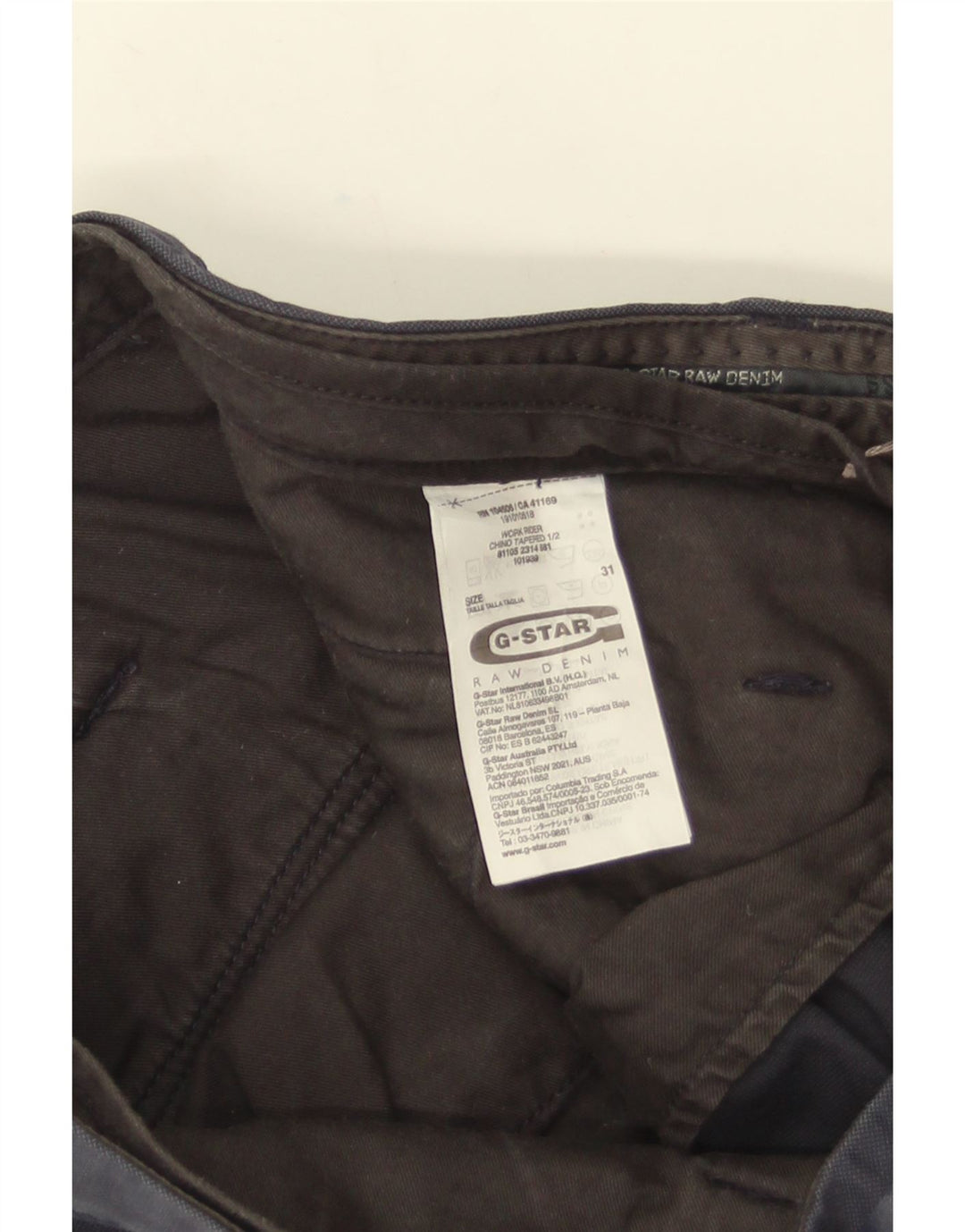 G-Star Herre Cargo Shorts W31 Mellem marineblå bomuld