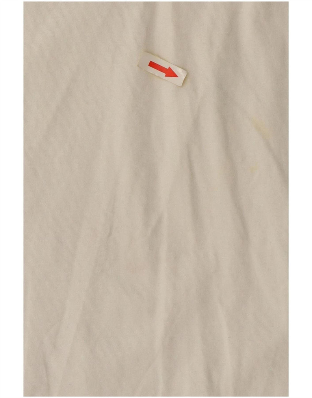 Massimo Dutti Dame Oversized T-Shirt Top UK 10 Small White Bomuld