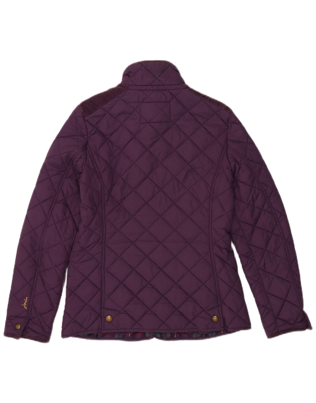 JOULES Quiltet jakke til kvinder UK 12 Medium Lilla Polyamid