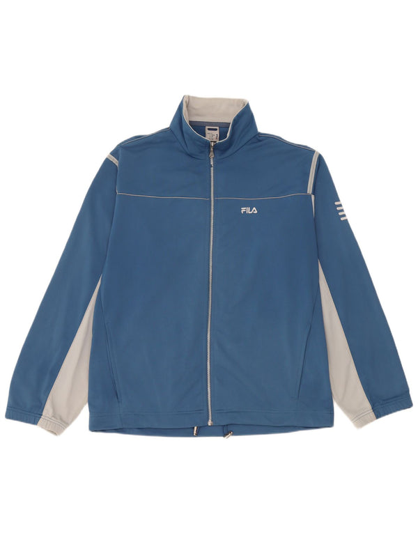 Fila Træningsdragt til mænd Topjakke IT 46/48 Lille Blå Colourblock Polyester
