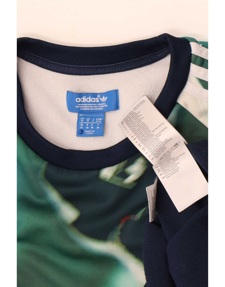 Adidas Sweatshirt Jumper til mænd Medium Navyblå Colourblock Polyester