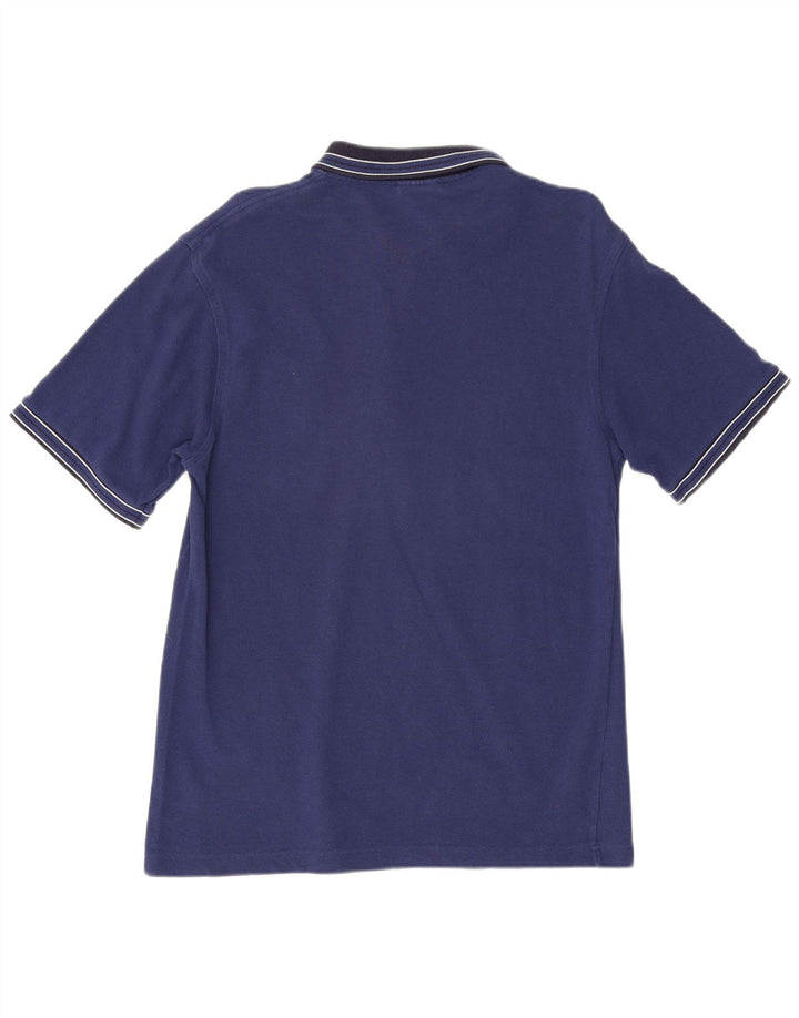 Lacoste herre poloskjorte str. 3 Small Blue Colourblock Bomuld
