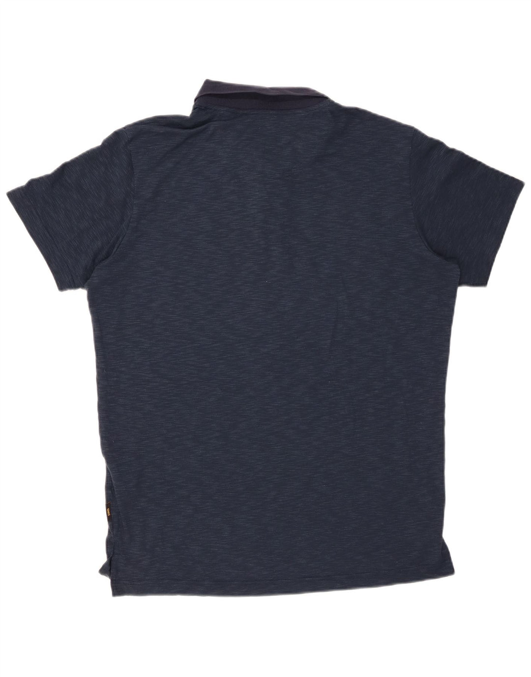 JACK WOLFSKIN Mens Polo Shirt UK 38 Small Navy Blue Flecked Polyester