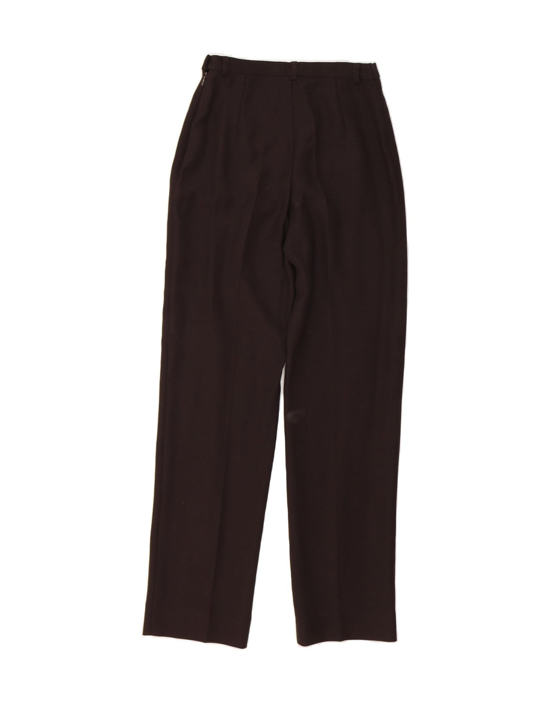 VINTAGE Womens Straight Casual Trousers W26 L32 Brown Vintage Vintage and Second-Hand Vintage from Messina Hembry 