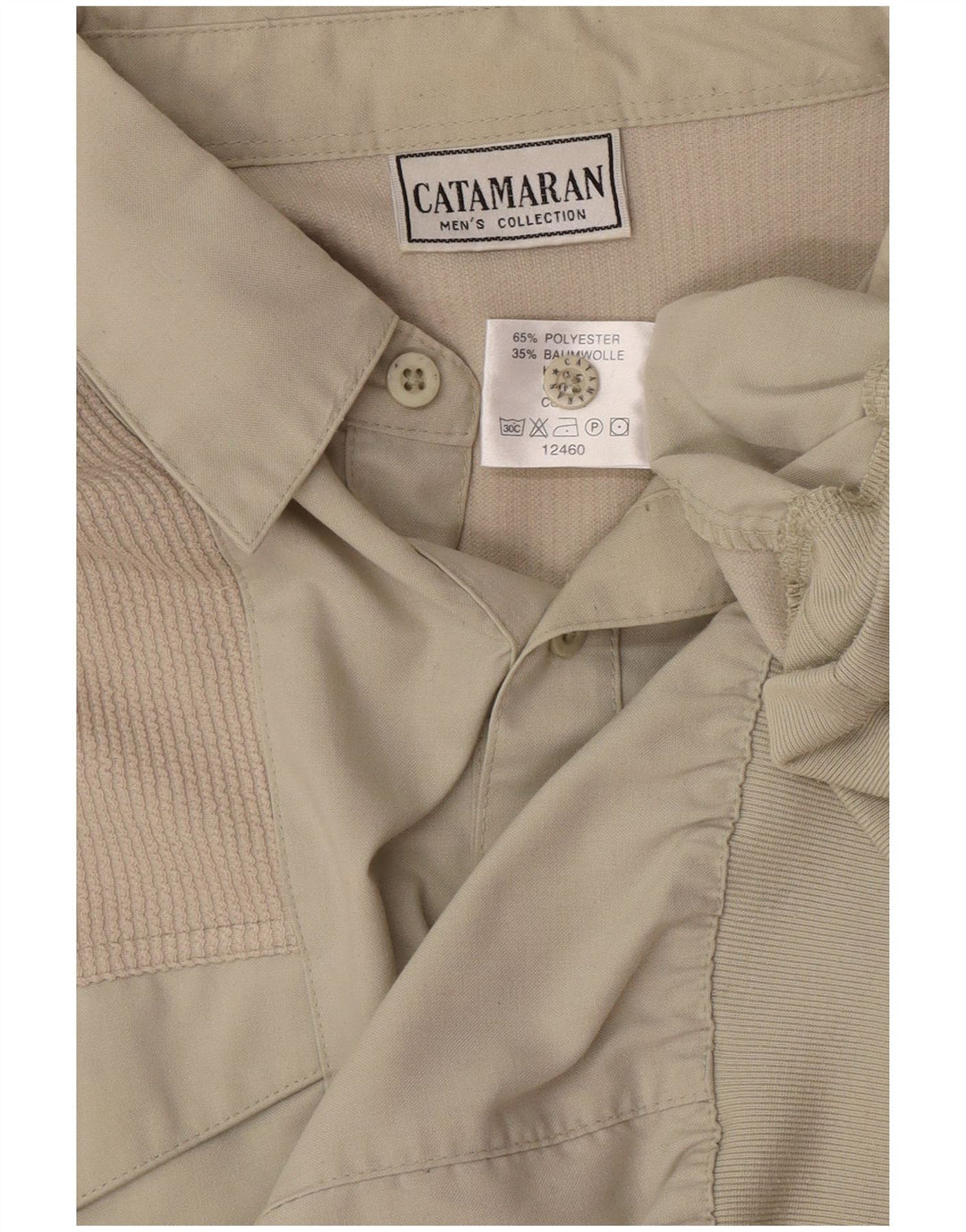 Katamaran Herre Pullover Shirt Medium Beige Polyester