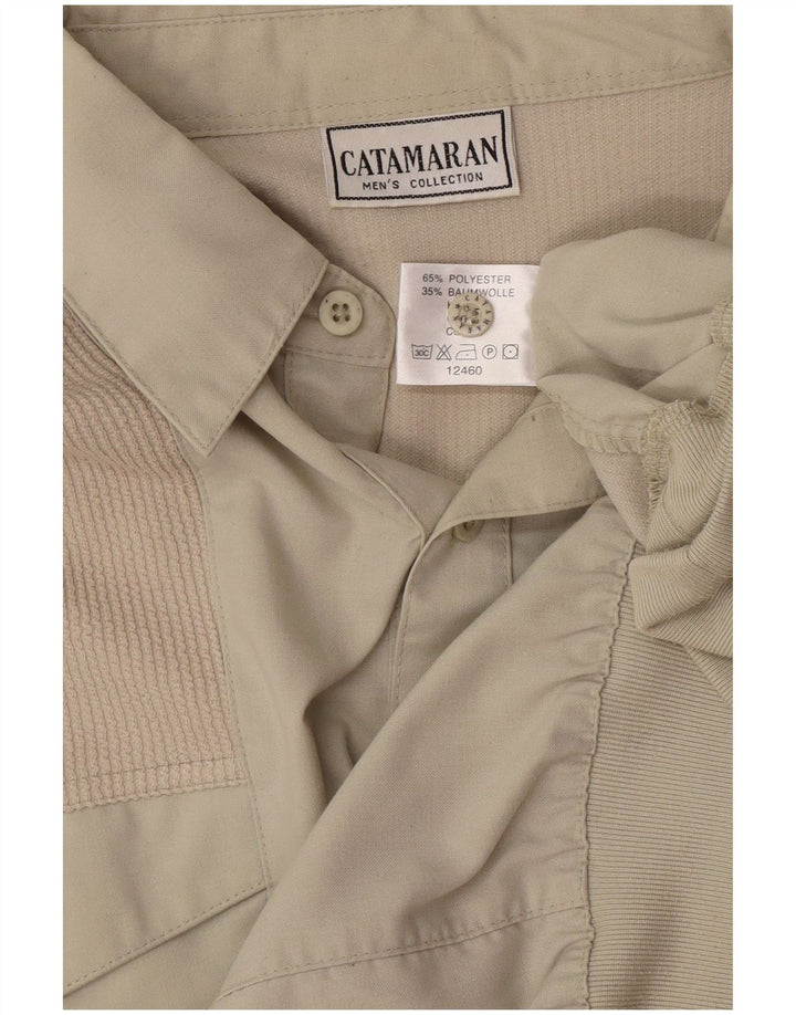 Katamaran Herre Pullover Shirt Medium Beige Polyester