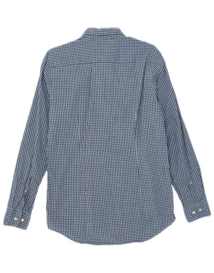 Tommy Hilfiger Herre Slim Fit skjorte Medium Blue Gingham Cotton