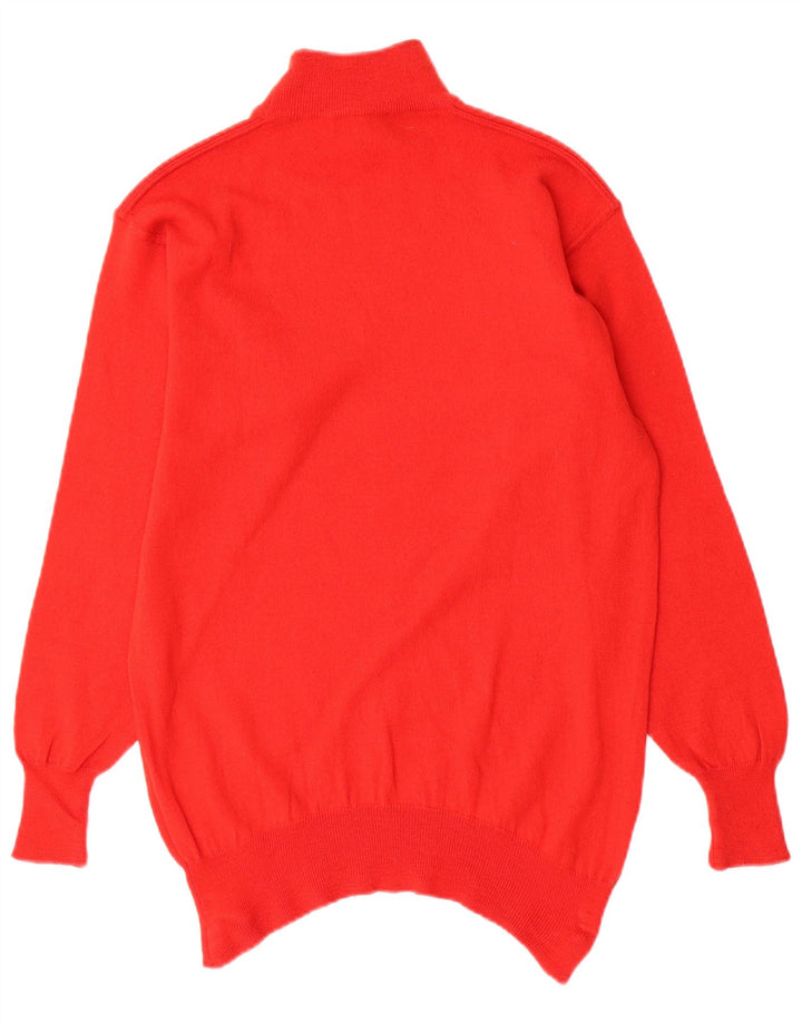 AVON CELLI Dame Turtle Neck sweater EU 40 Medium Rød Uld